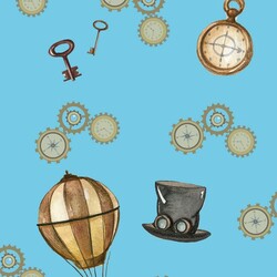 Mykagitcim Kids 5 m2 - Duvar Kağıdı Steampunk-15