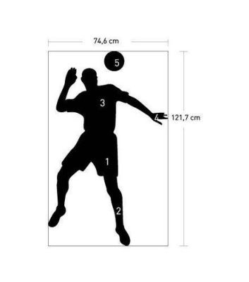 KADİFE DUVAR STICKER FUTBOL 74,6x121,7 CM